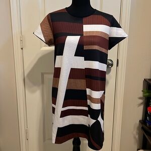 Zara short sleeve A-line dress